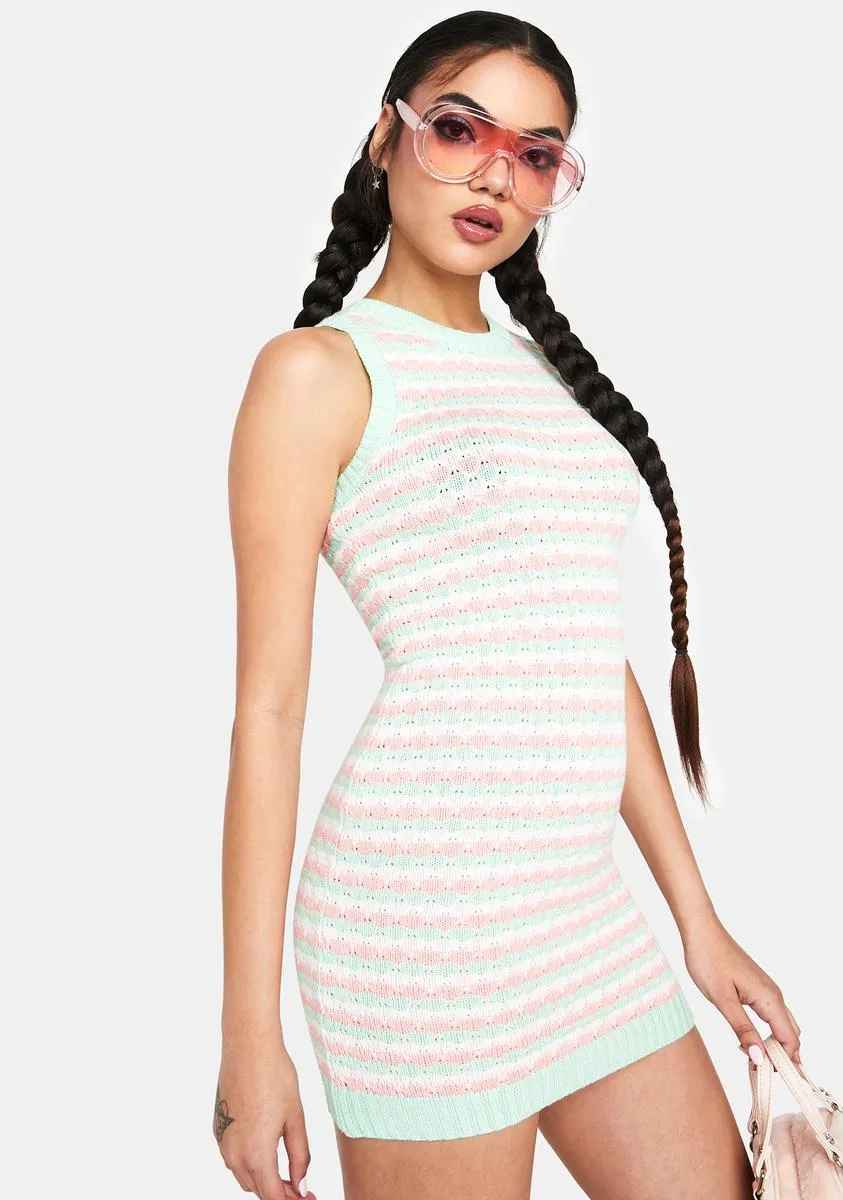 Mint Admire Your Style Knit Dress
