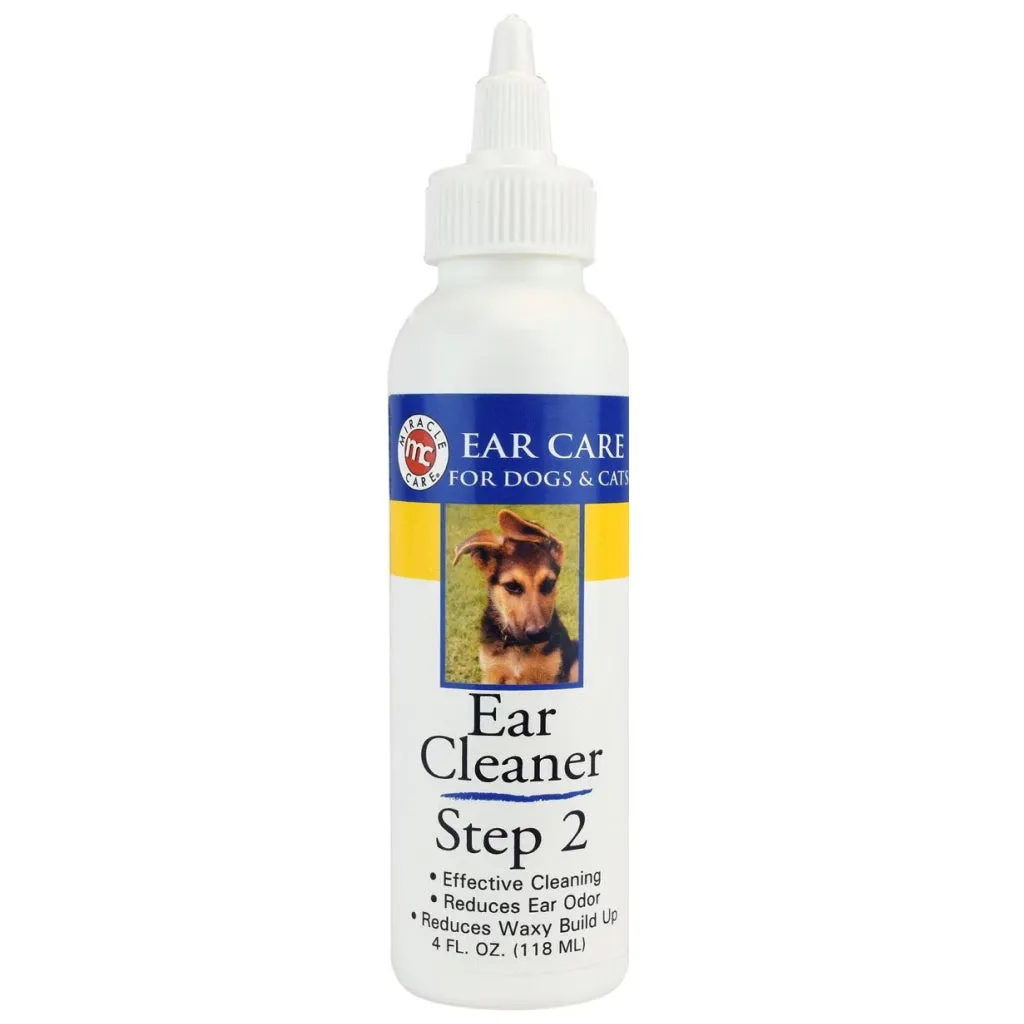 Miracle Care Ear Cleaner for Dogs Step 2
