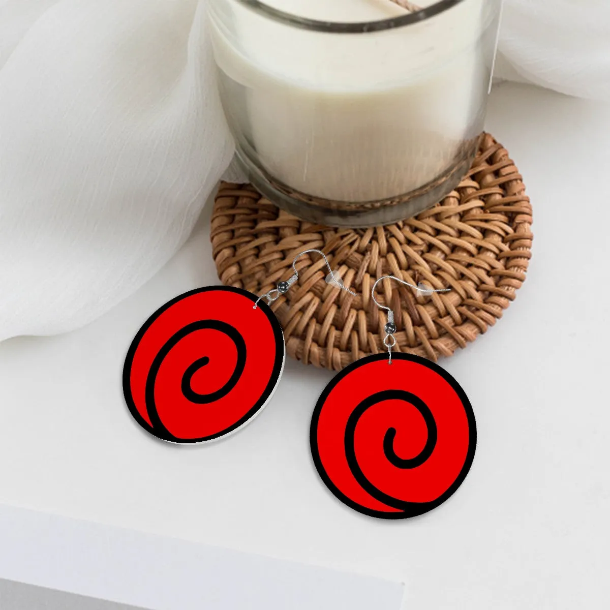 Naruto Circle Drop Earrings