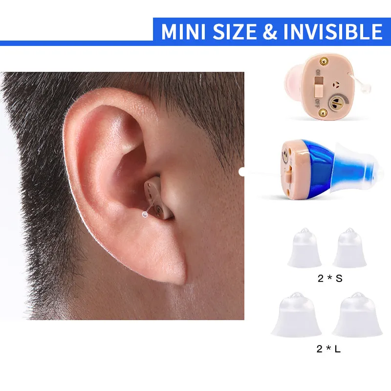 New Rechargeable Hearing Aid Sound Amplifier For The Elderly for better hearing