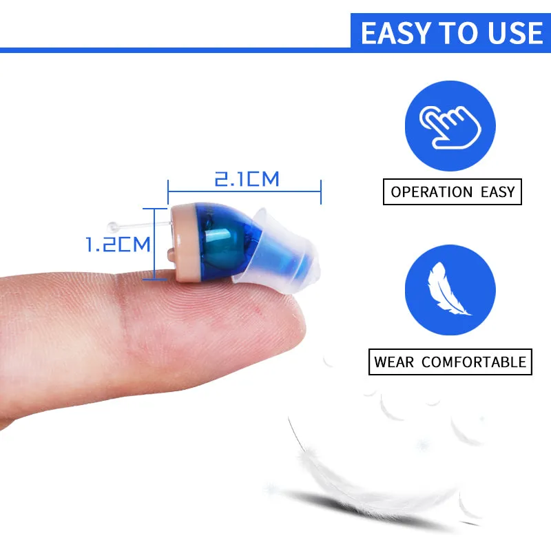 New Rechargeable Hearing Aid Sound Amplifier For The Elderly for better hearing