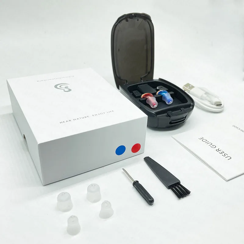 New Rechargeable Hearing Aid Sound Amplifier For The Elderly for better hearing