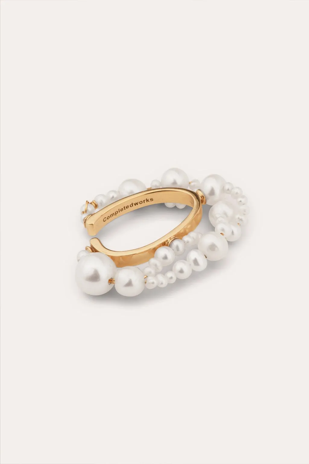 Nimbus - Pearl and Gold Vermeil Ear Cuff
