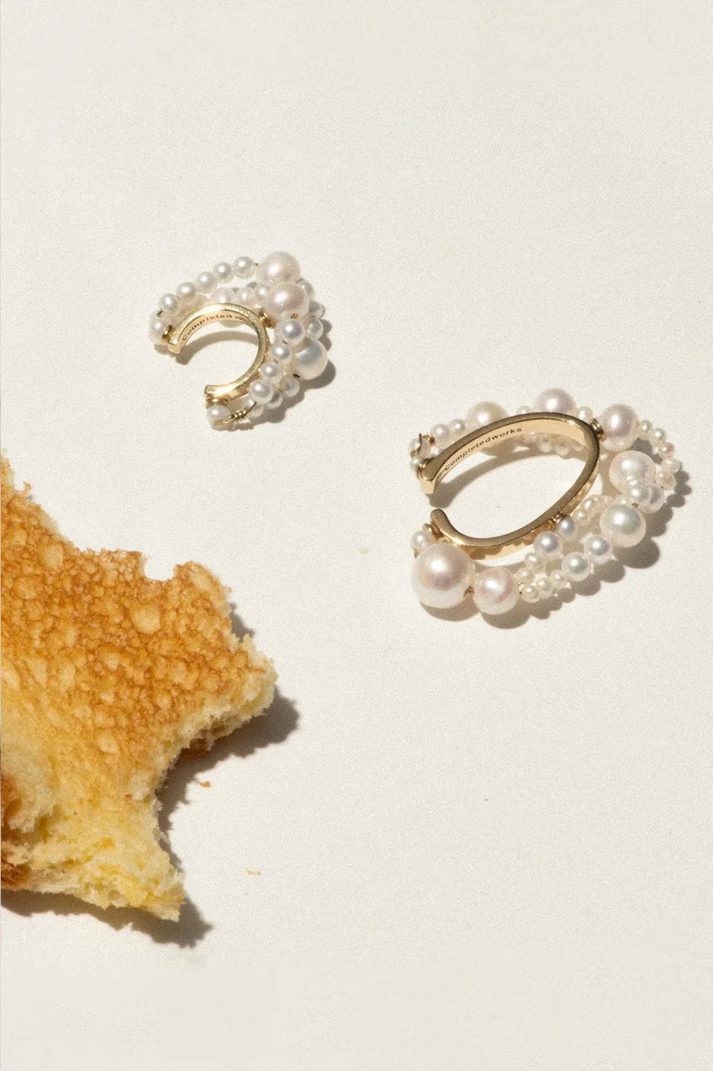 Nimbus - Pearl and Gold Vermeil Ear Cuff