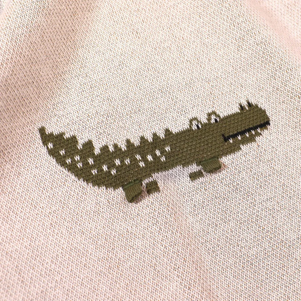 Organic Cotton 3D Knit Baby Blanket: Savannah Safari