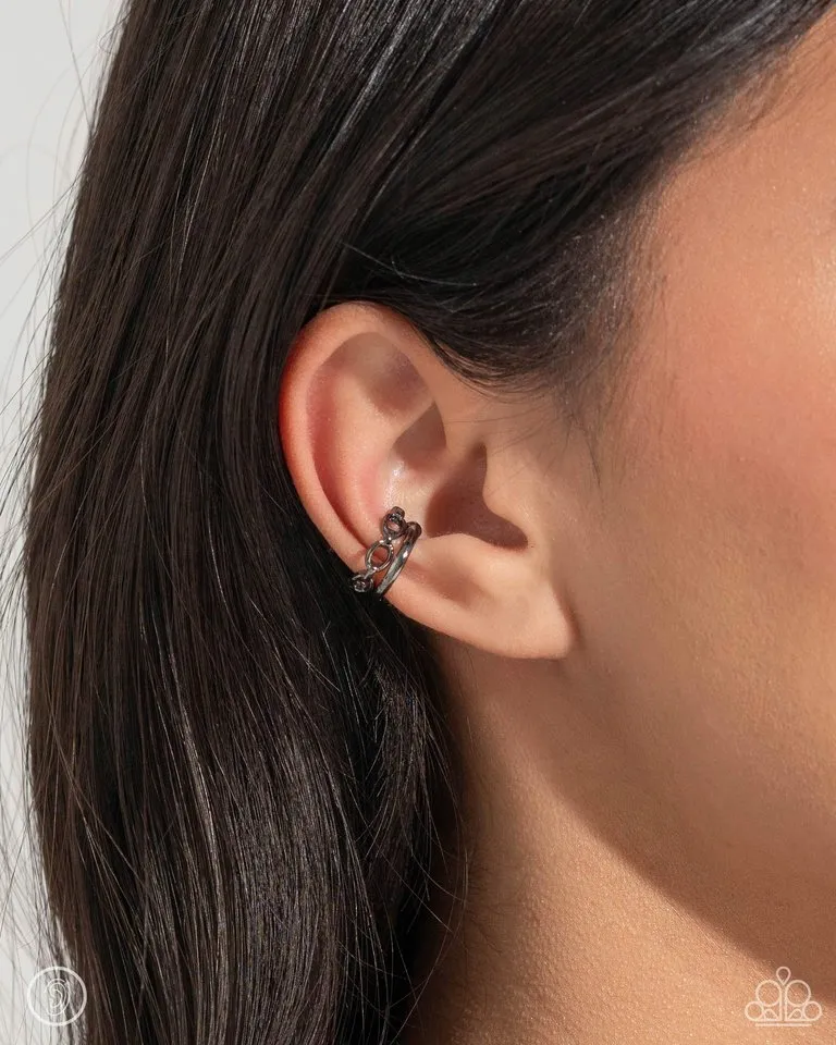 Paparazzi Earring ~ Mandatory Musings - Black