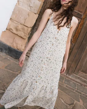 PAULA slip linen dress