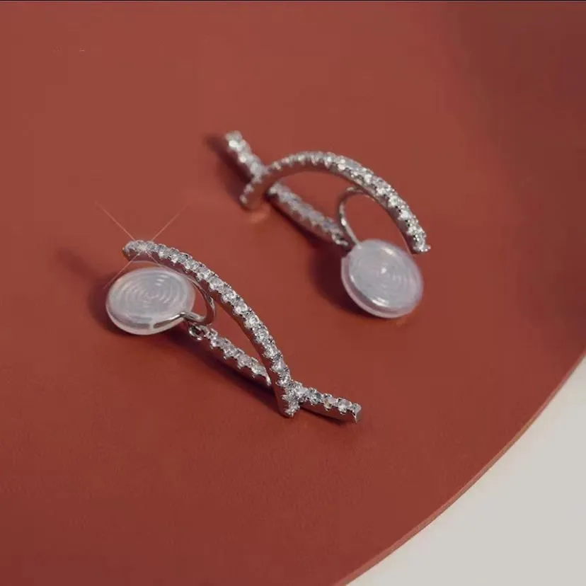 Pave Crossroads Clip On Earrings No Piercing