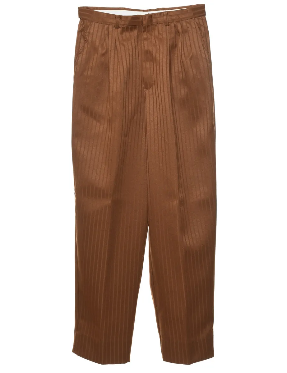 Pinstriped Trousers - W28 L29