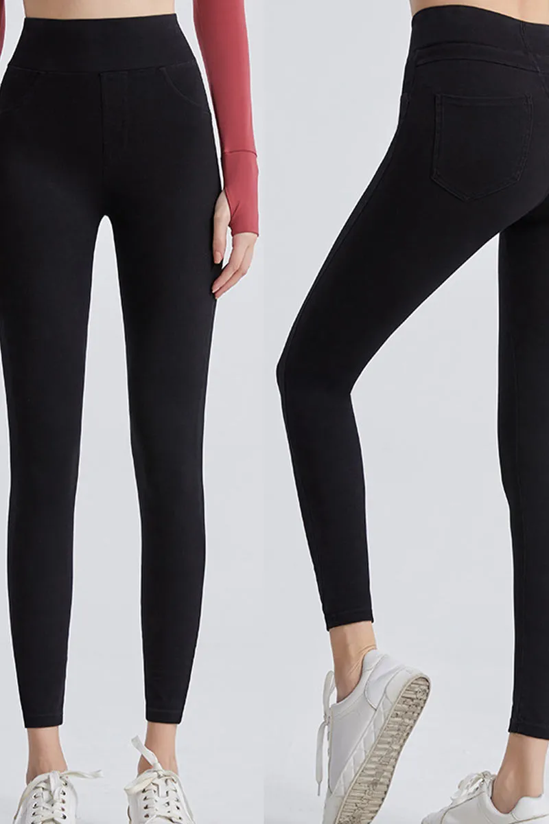 PK0681 Denim Prints Workout Leggings