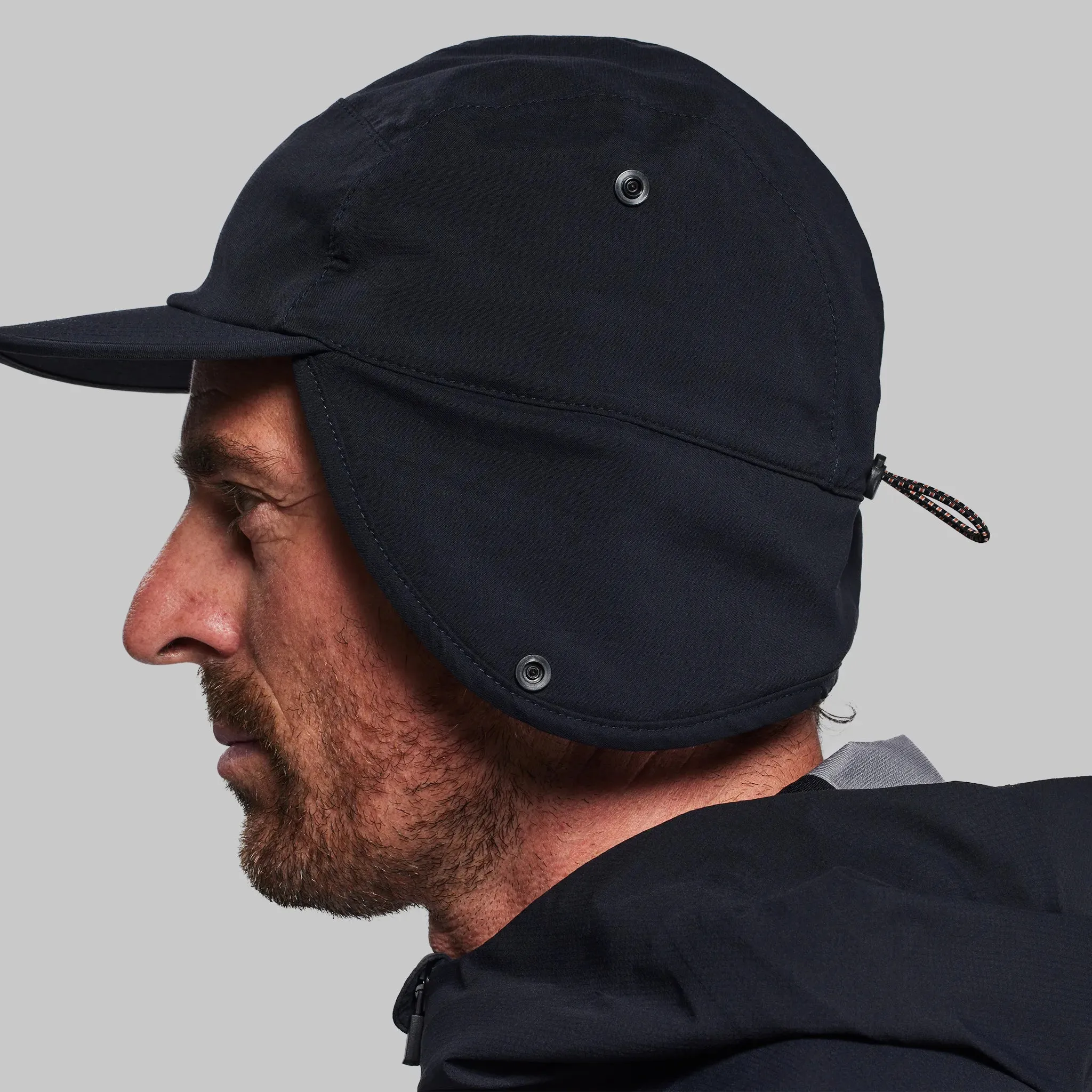 Planet Earth Ultralight Cap. Black edition.