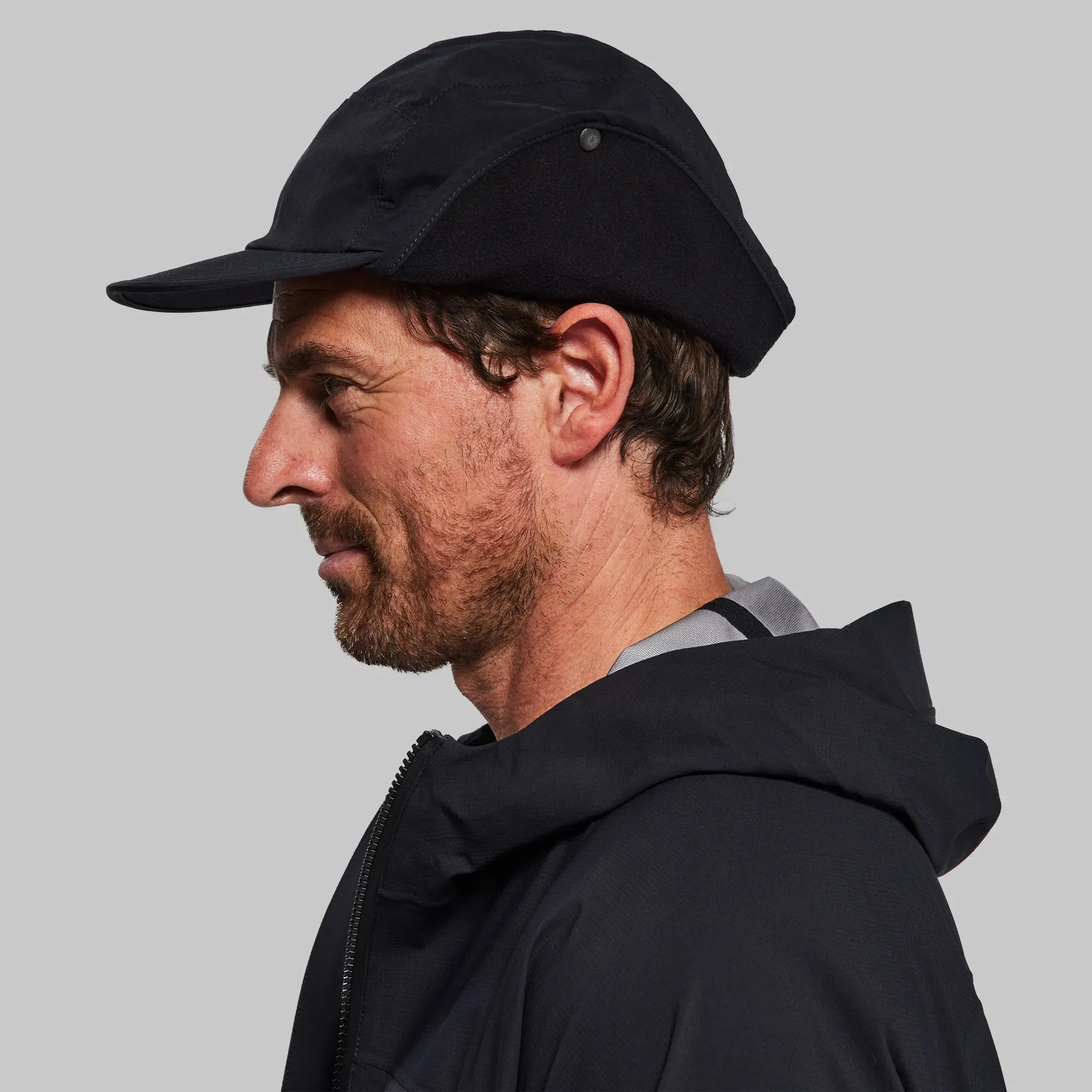 Planet Earth Ultralight Cap. Black edition.
