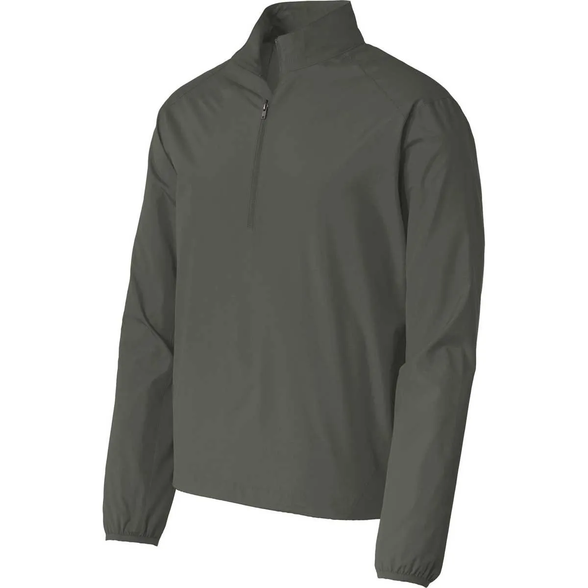 Port Authority Men's Grey Steel Zephyr 1/2-Zip Pullover