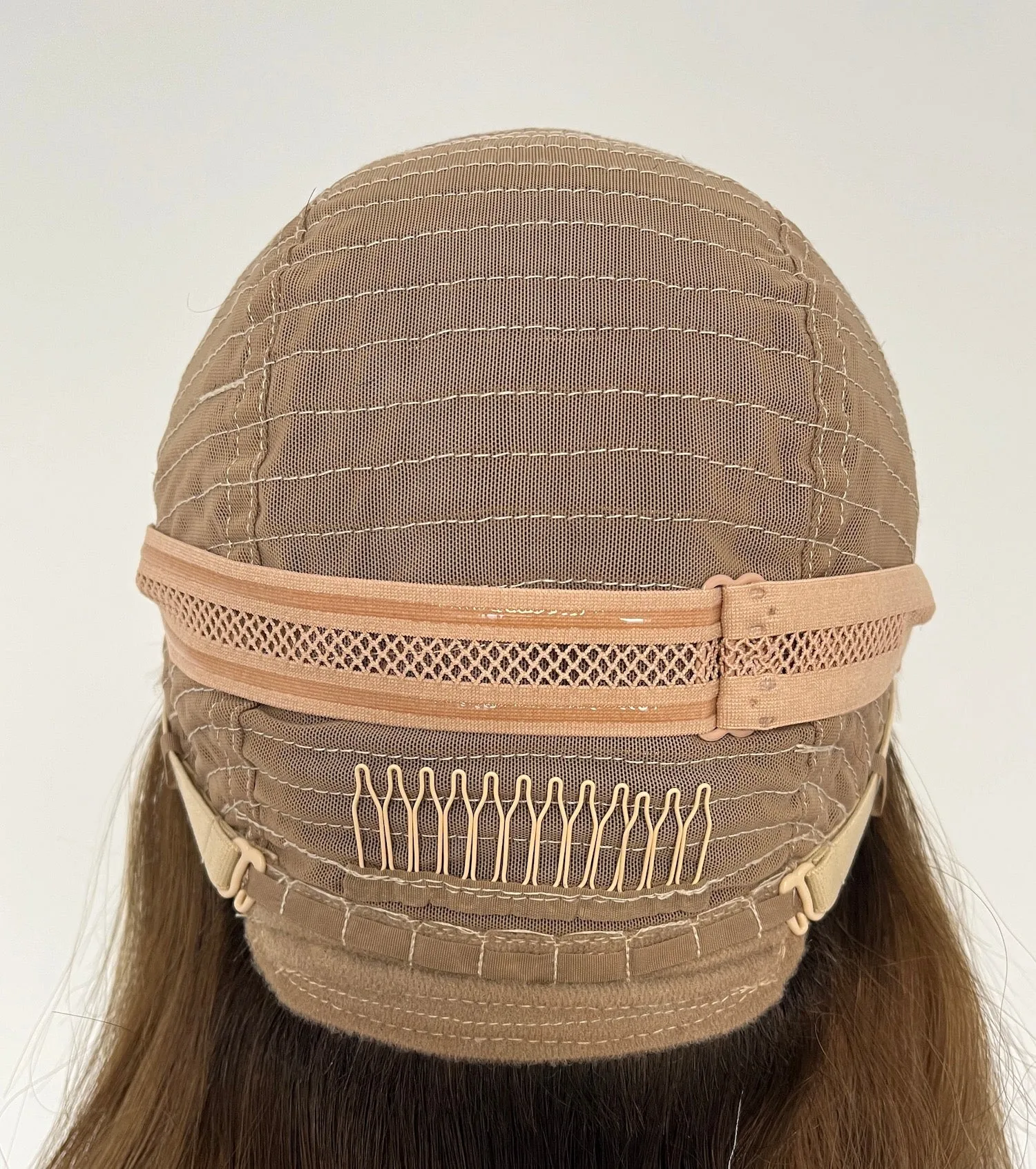 Preloved, Be Unique Wigs by Charlotte, Custom made wig | Human hair | Dark blonde | Medium cap | 19" length