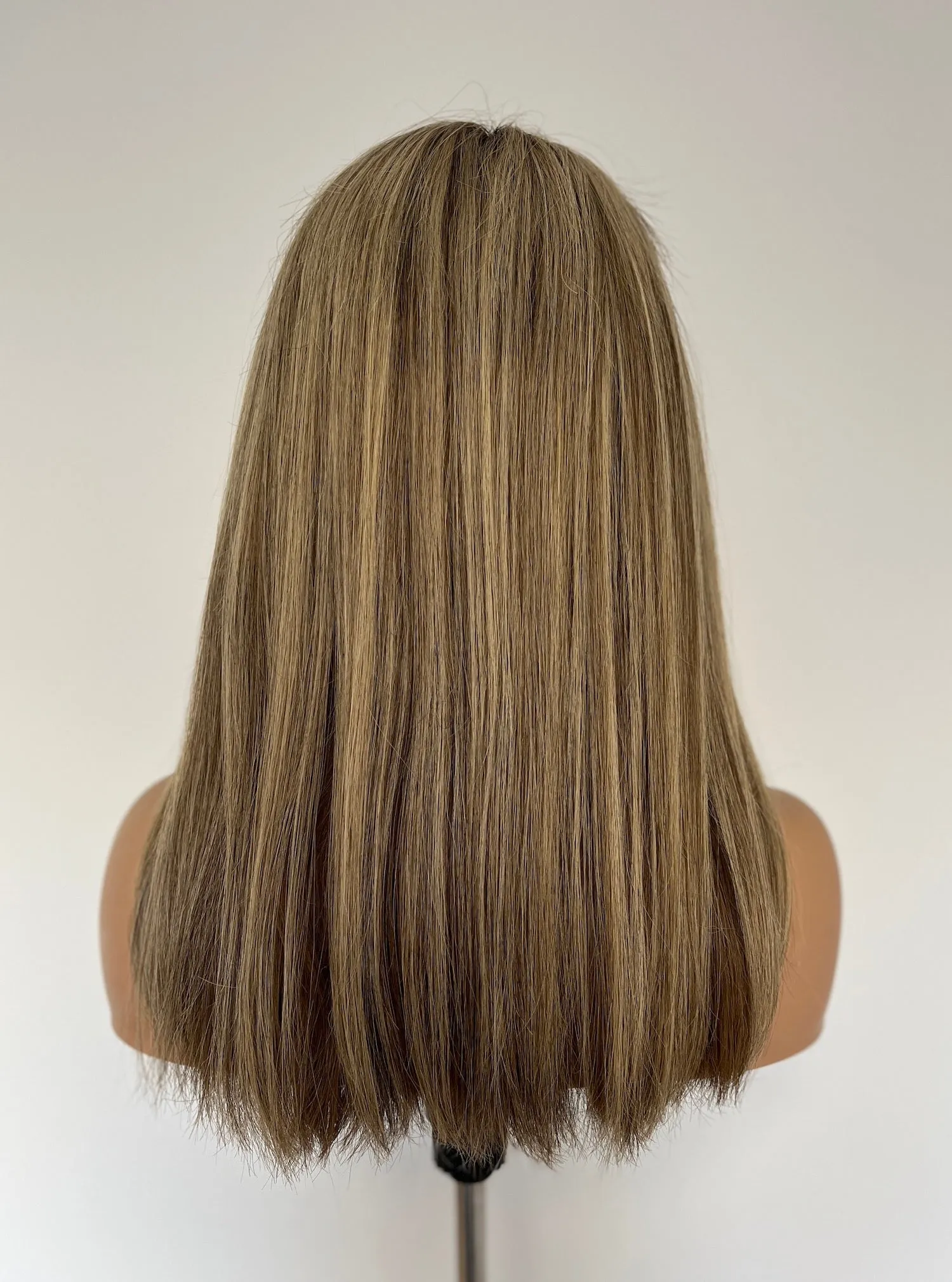 Preloved, Be Unique Wigs by Charlotte, Custom made wig | Human hair | Dark blonde | Medium cap | 19" length