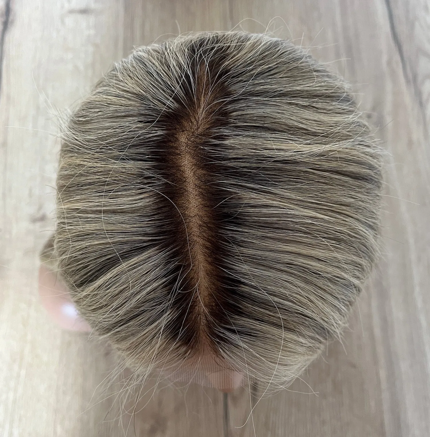 Preloved, Be Unique Wigs by Charlotte, Custom made wig | Human hair | Dark blonde | Medium cap | 19" length