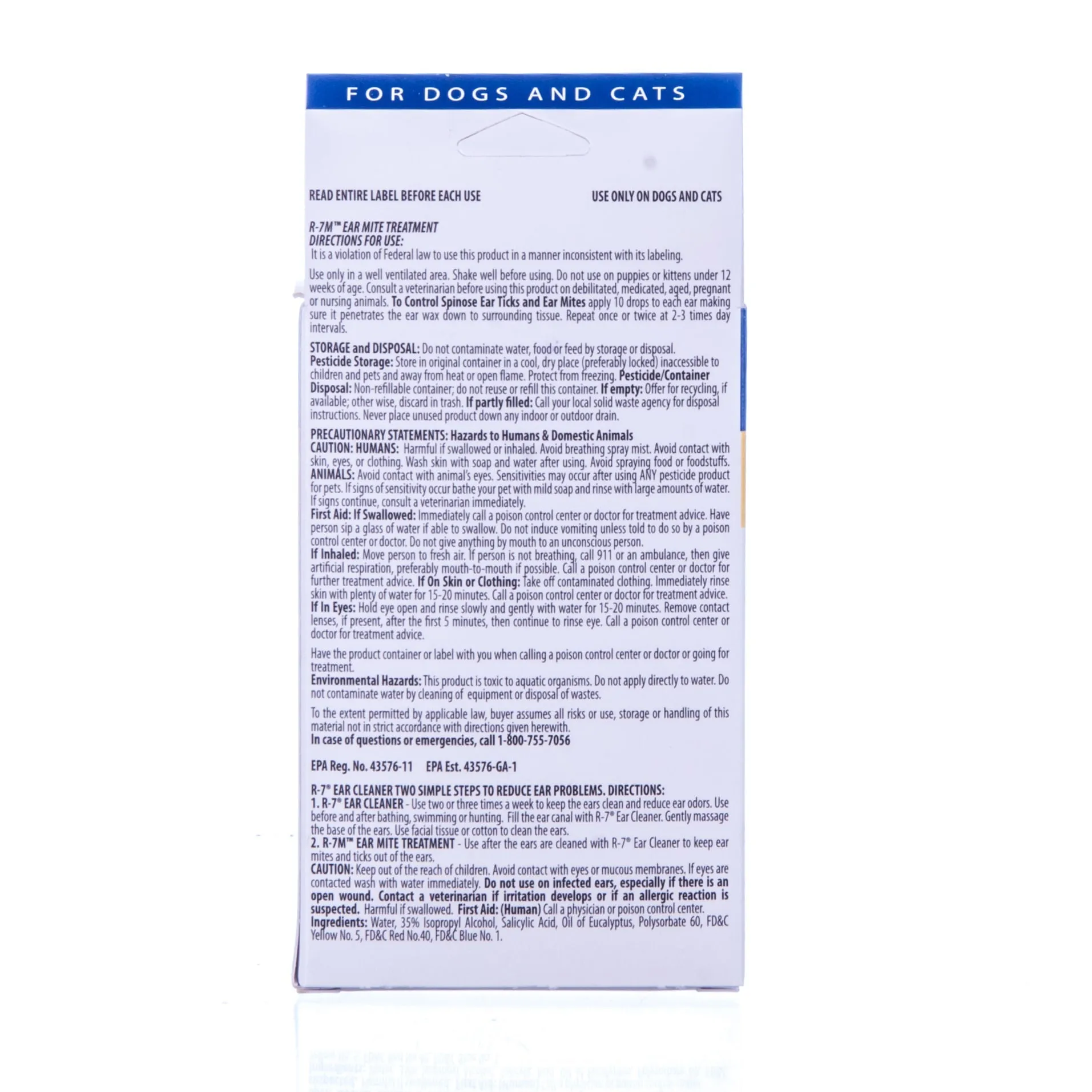 R-7M Ear Mite Treatment Kit