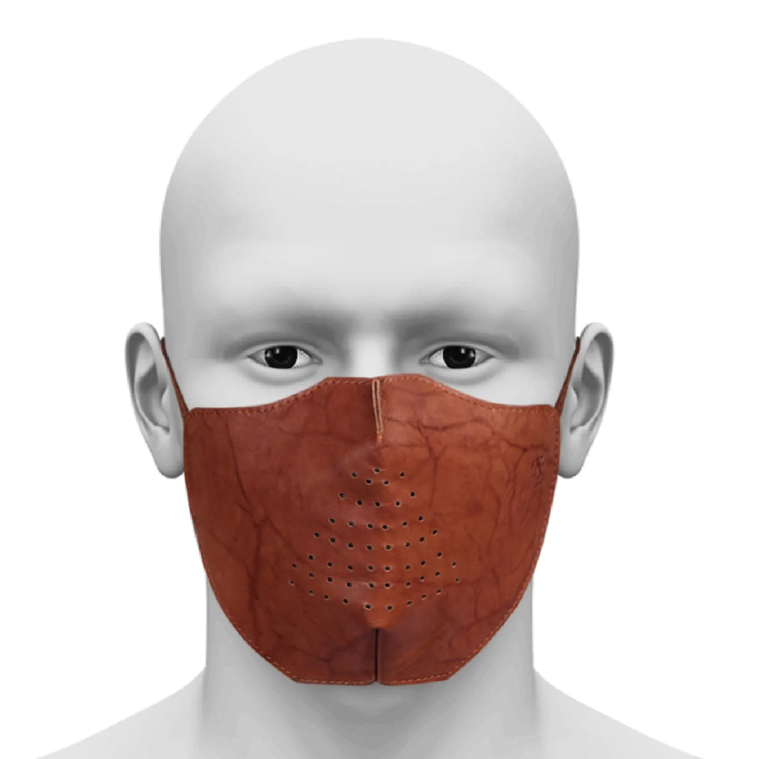 RL Antique Leather Face Mask With Changeable Filters