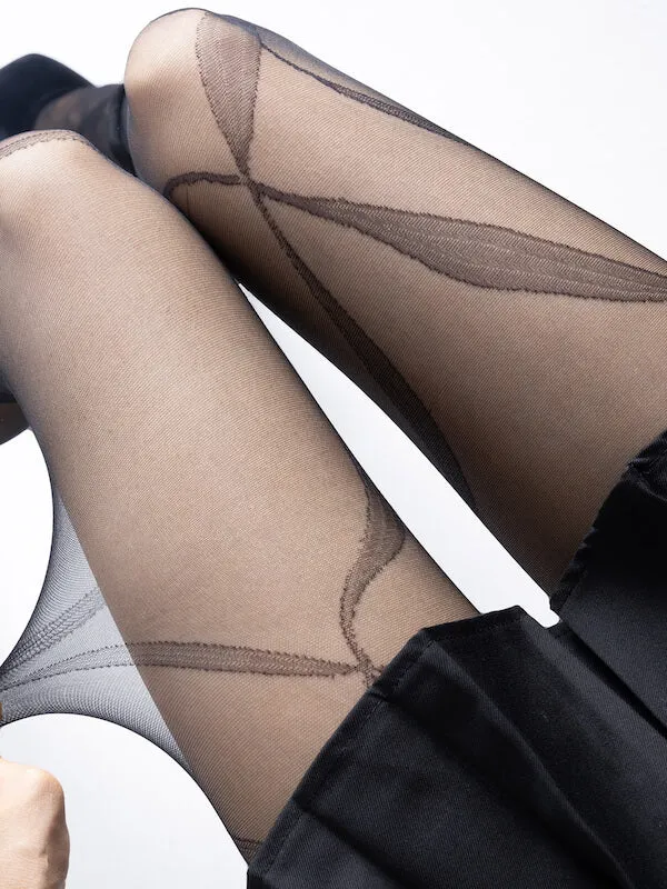 Soft ballet ribbon tights