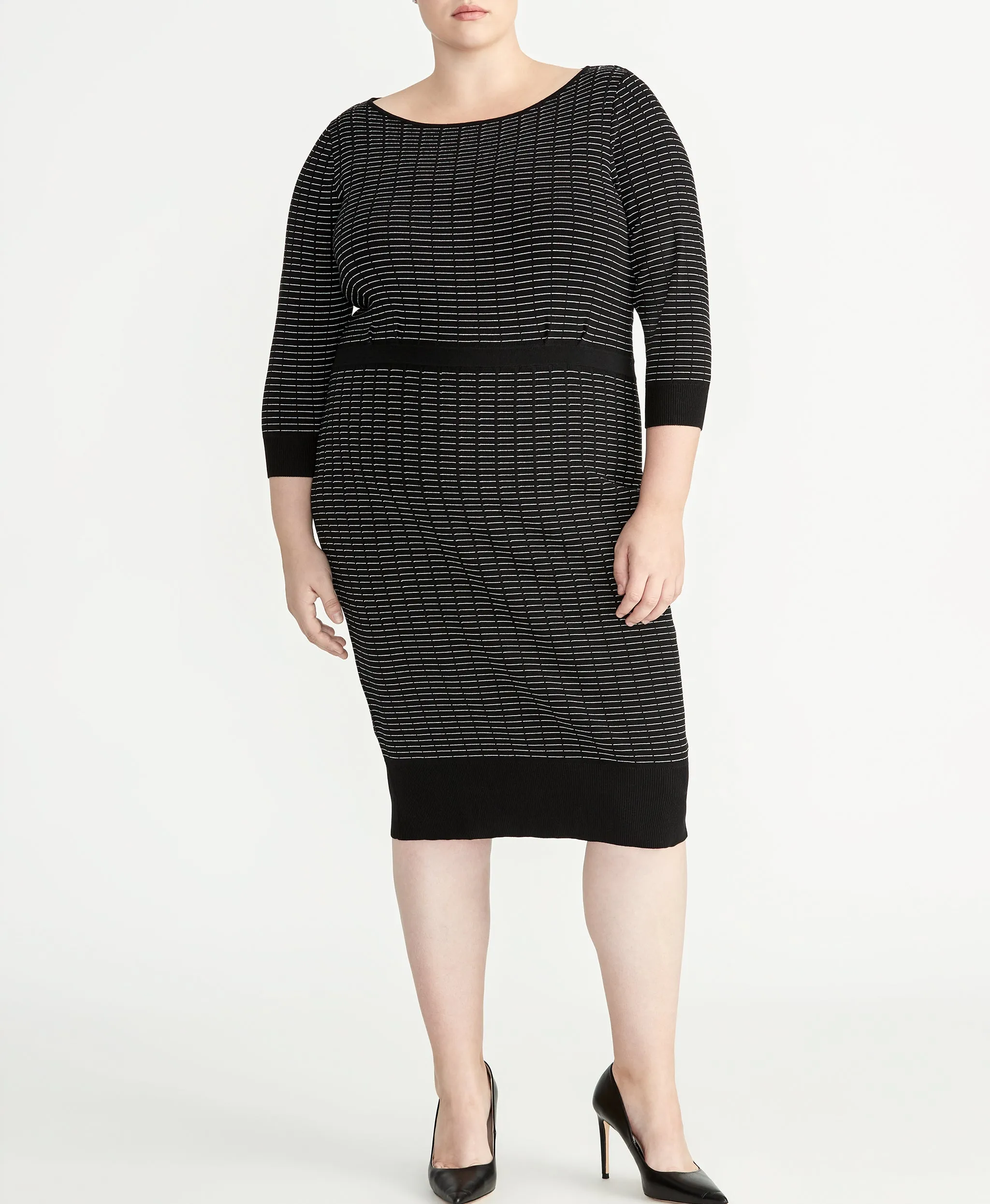 Striped Knit Dress
