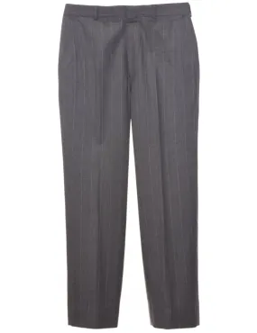 Striped Pattern Trousers - W33 L31