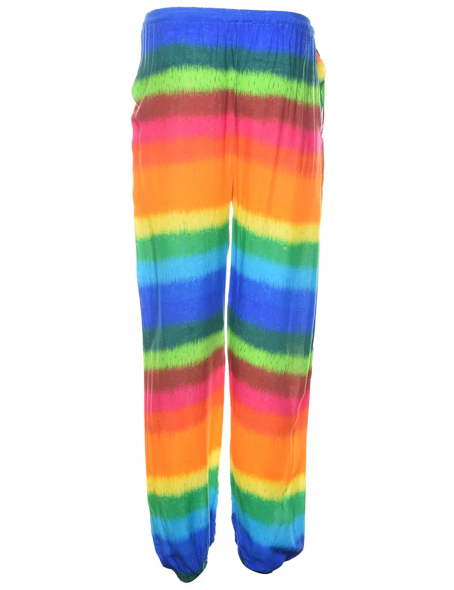 Striped Rainbow Trousers - W22 L29
