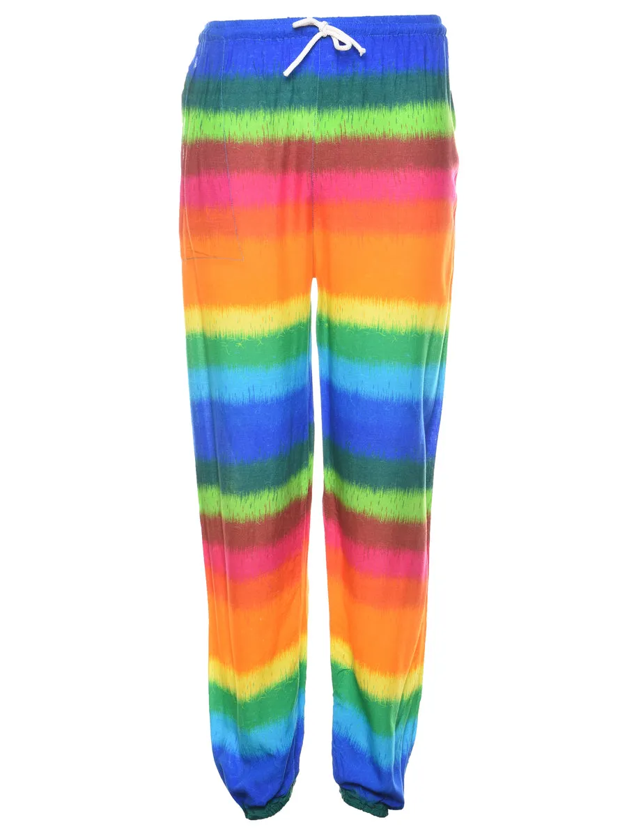 Striped Rainbow Trousers - W22 L29