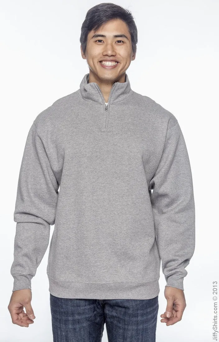 Sweatshirt - Fleece 1/4 Zip Pullover with Soroity Embroidery