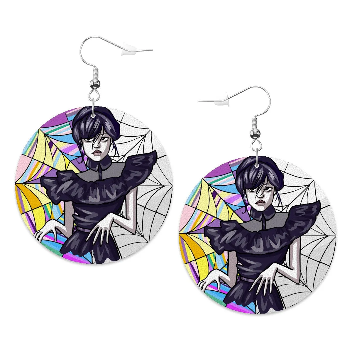 Wednesday Circle Drop Earrings