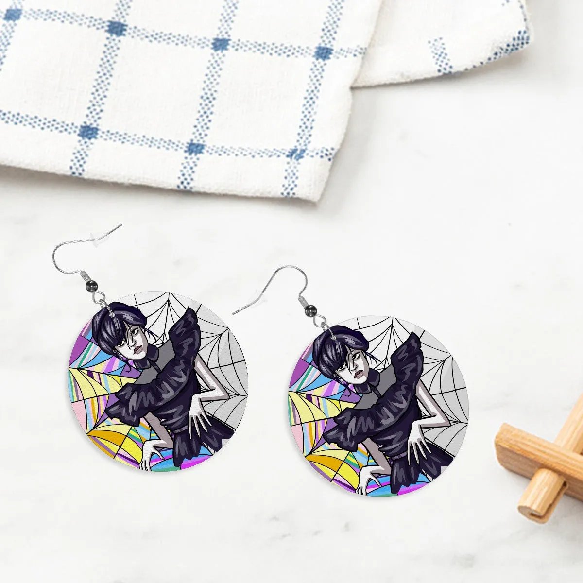 Wednesday Circle Drop Earrings