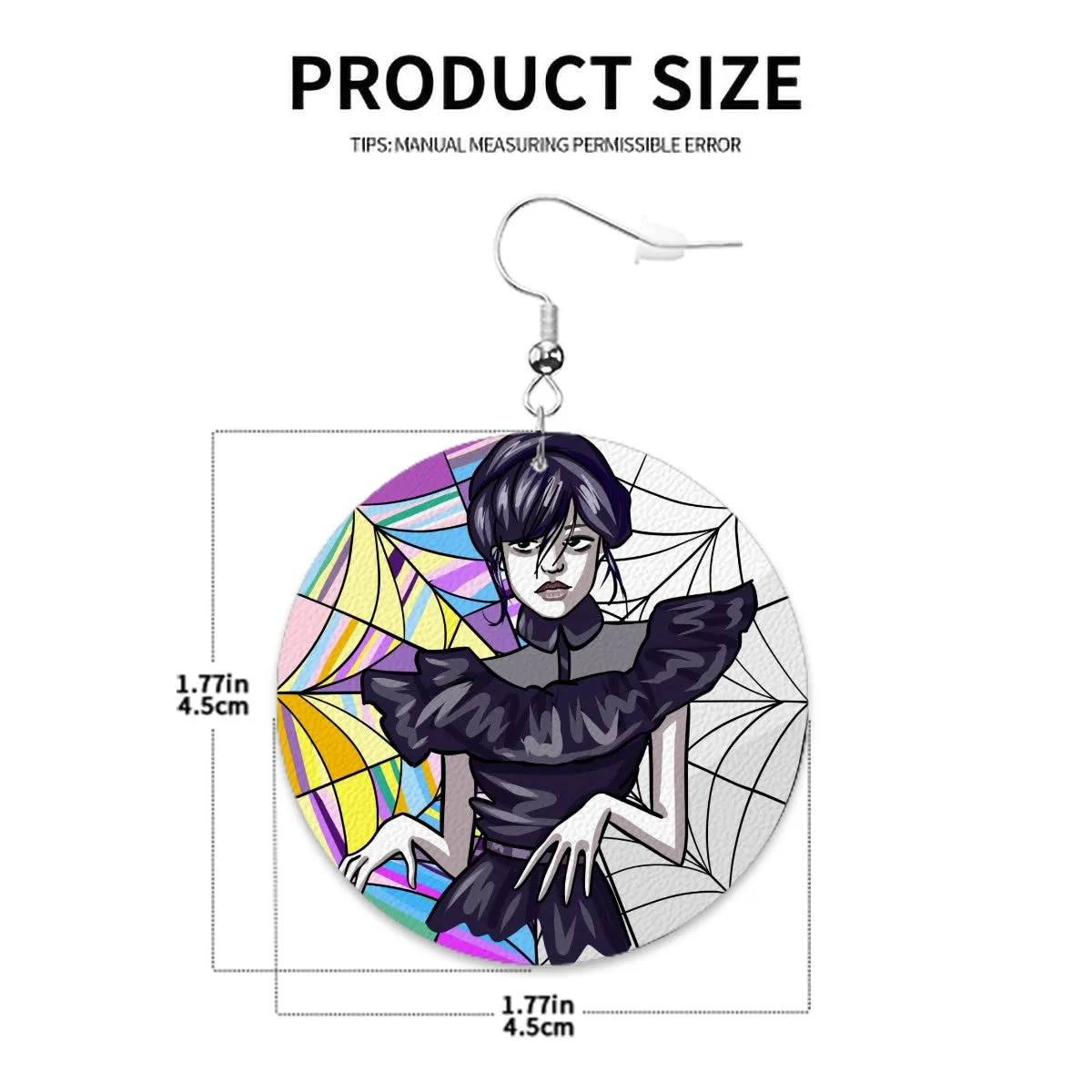 Wednesday Circle Drop Earrings