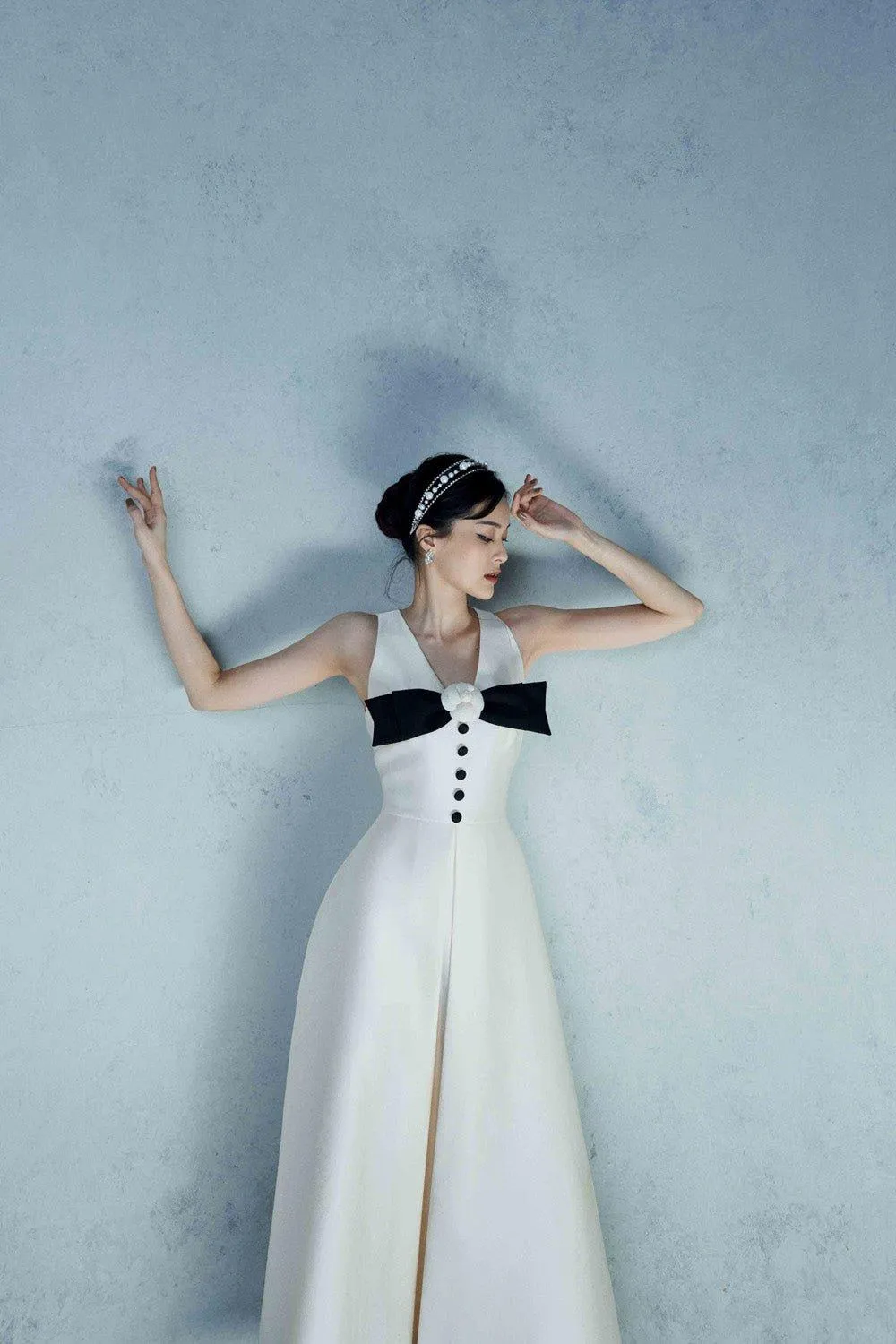 White MIDI DRESS-Layla