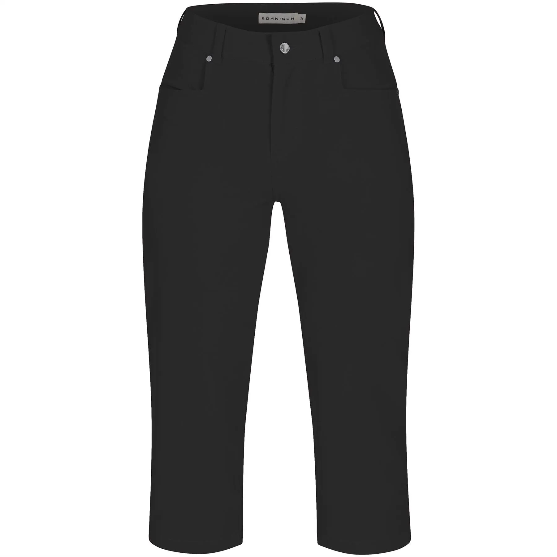 Womens Chie Comfort Capri Trousers Black - SS24