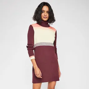 Women's  knitted long-sleeved dress