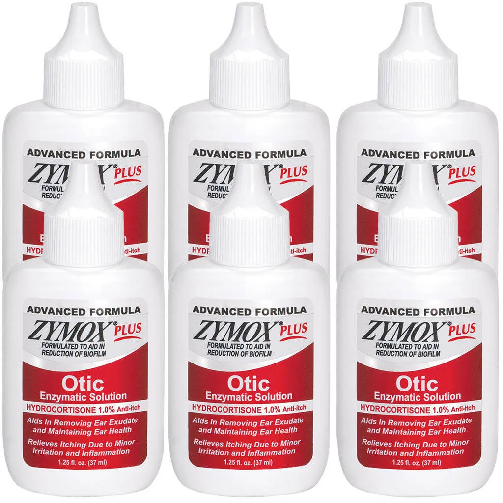 ZYMOX Plus Advanced Otic Enzymatic Solution With 1% Hydrocortisone (1.25 oz)